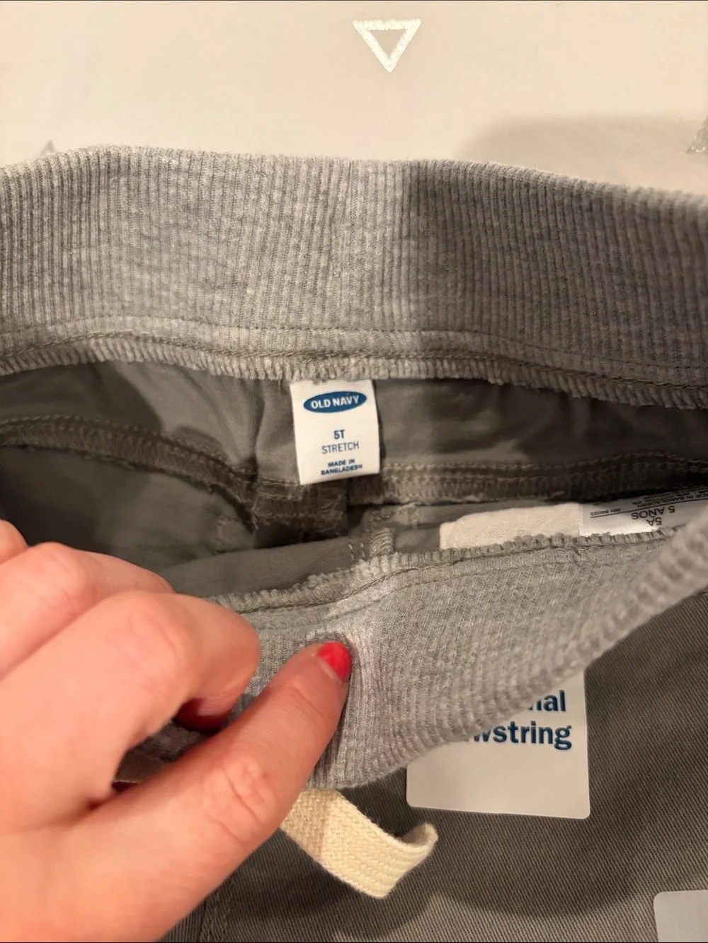 Set of 2 Kids Elastic-Waist Casual Shorts - Gray & Blue